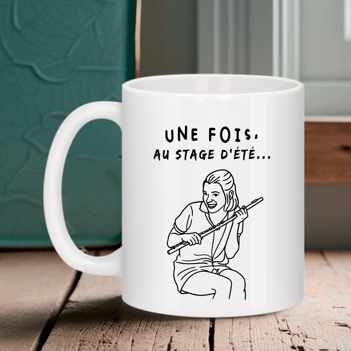 Mug humoristique citation ‘Une fois au stage d’été…’ référence American Pie