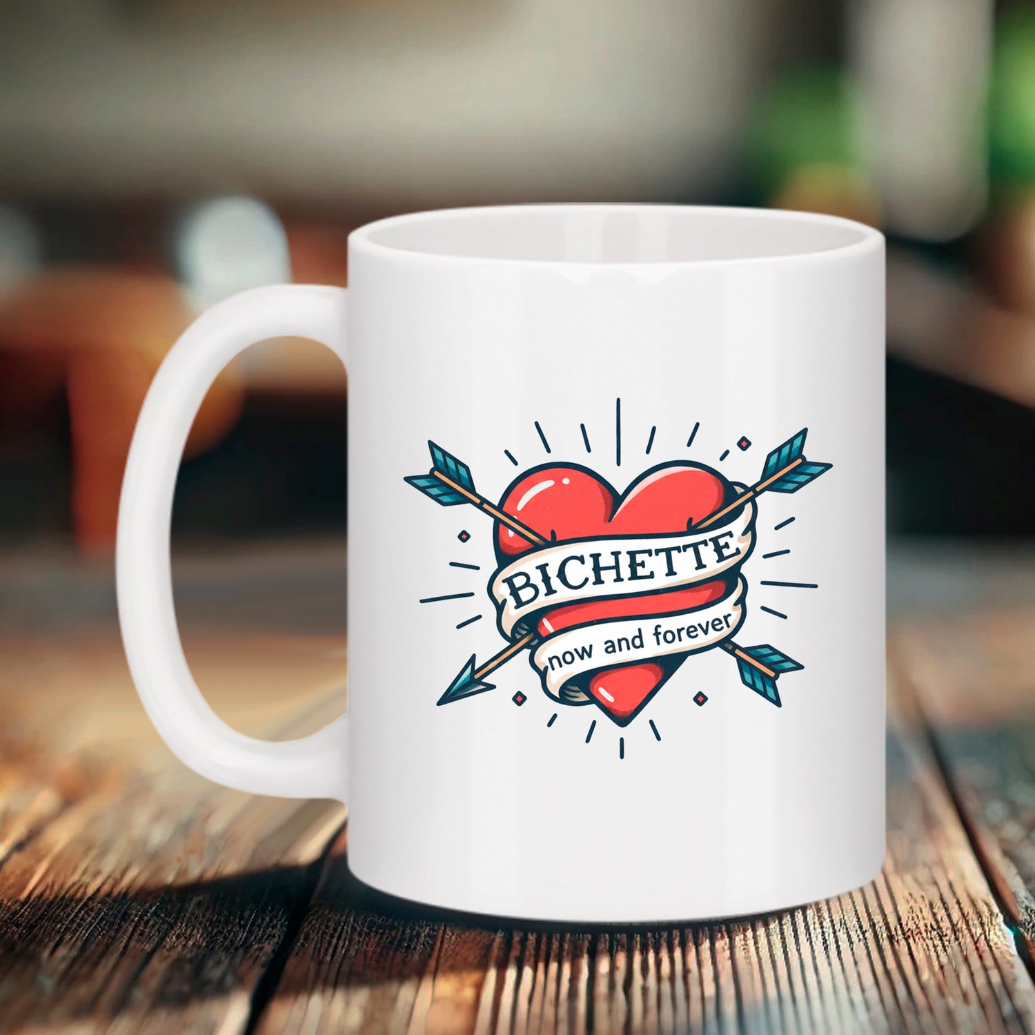 mug ceramique vintage bichette