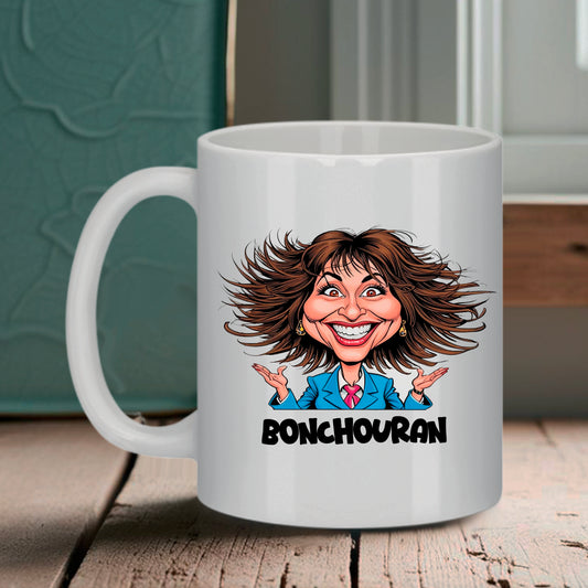 Mug "Bonchouran" – Humour RH, langage chelou et vibe corporate absurde