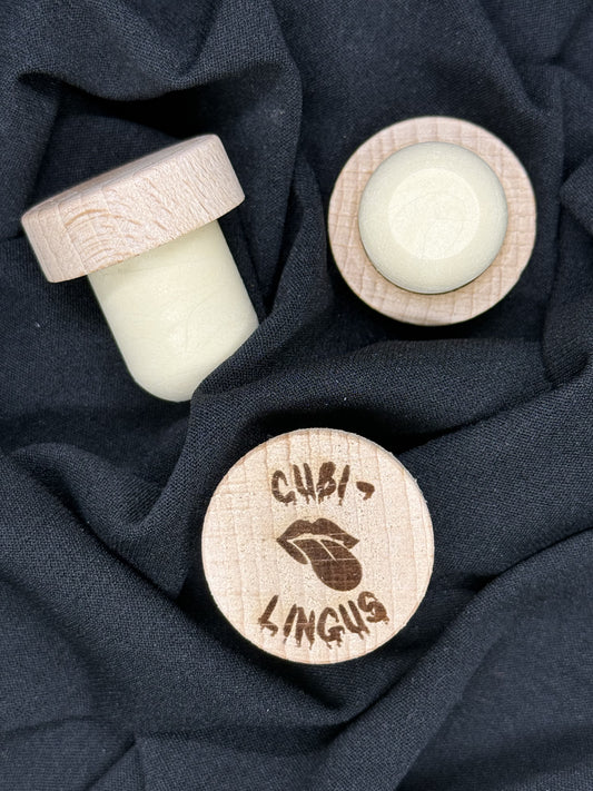 Bouchon de vin "Cubi-lingus" – L’humour qui s’invite à l’apéro