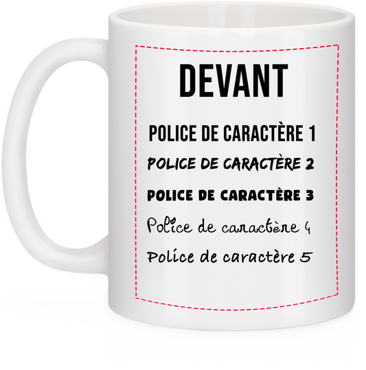 Mug Personnalisable Photo et/ou Texte – Cadeau Unique et Original