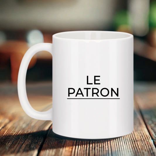Lot de 2 mugs "Le Patron" & "La (vraie) Patronne" – Un duo qui annonce la couleur