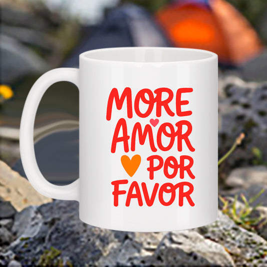 Mug More Amor Por Favor – Cadeau original love & chill